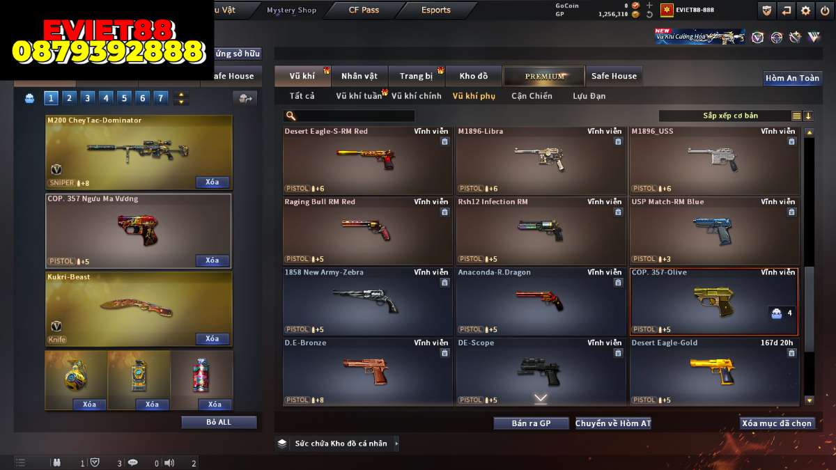 shop acc cf uy tin gia re